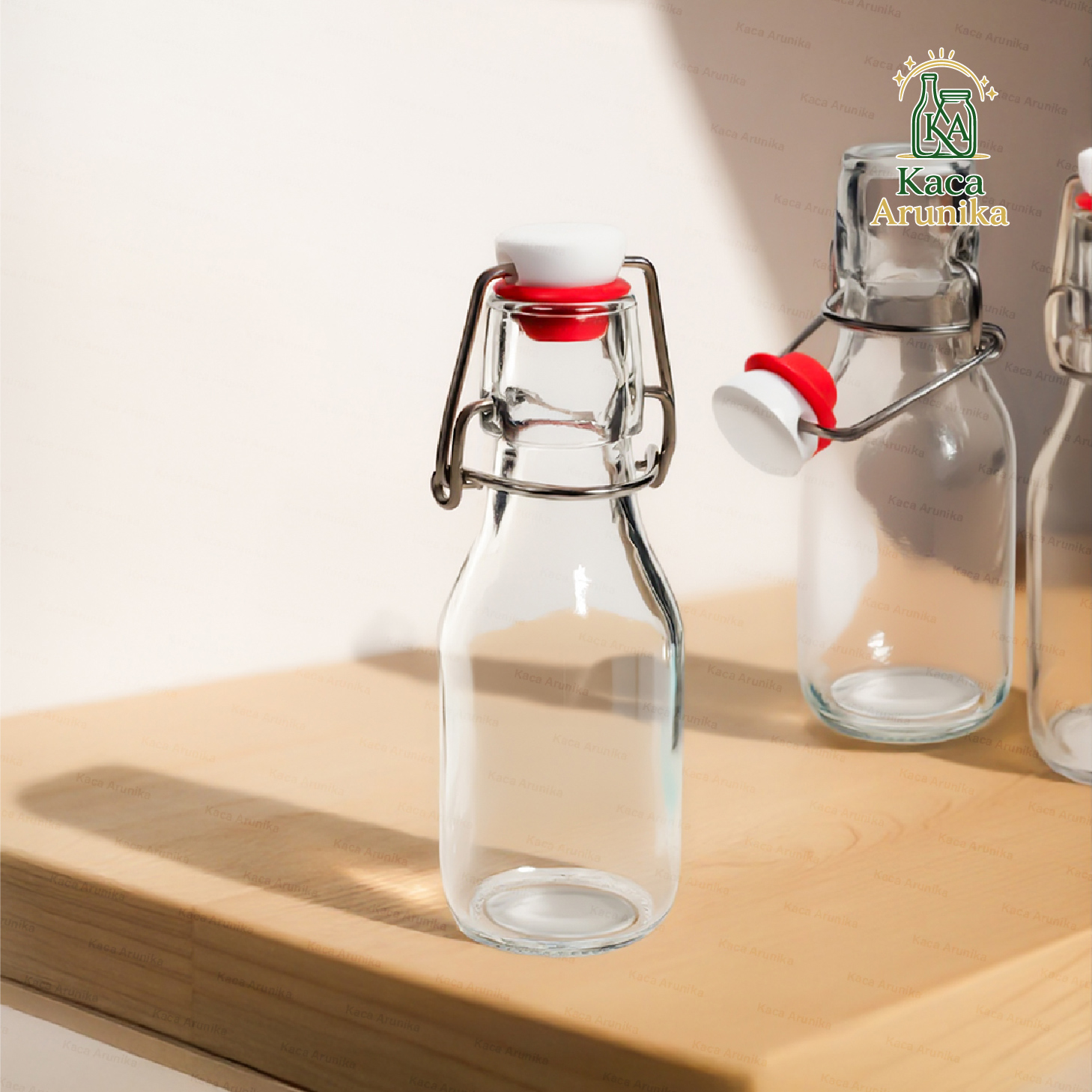 Botol Kaca Tutup Swing 100 ml - Produsen Aneka Botol Kaca