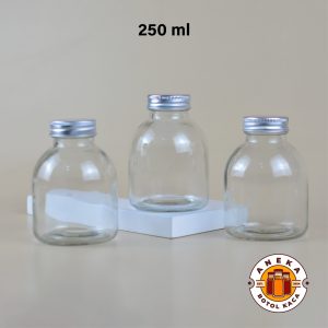 Botol Kaca Bulat 250 ml 350 ml