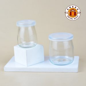 Wadah Kaca Dengan Tutup 100 ml 200 ml