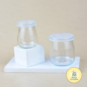 Wadah Kaca Dengan Tutup 100 ml 200 ml