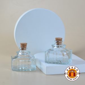 Botol Kaca Motif Kotak 100 ml