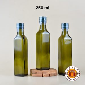 Botol Minyak Kaca Hijau 250 ml