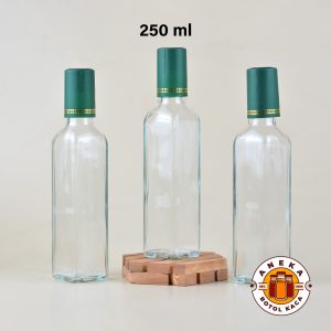 Botol Minyak Kaca Bening 250 ml