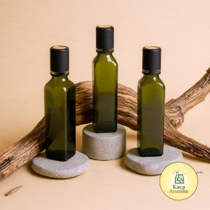 Botol Minyak Kaca Hijau 250 ml
