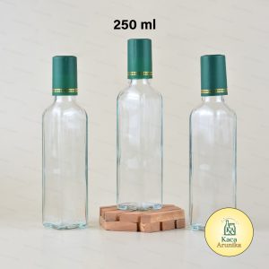 Botol Minyak Kaca Bening 250 ml