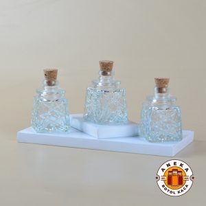 Botol Kaca Kotak Motif 50 ml