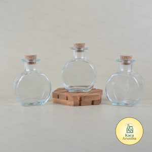 Botol Kaca Bulat Tutup Gabus