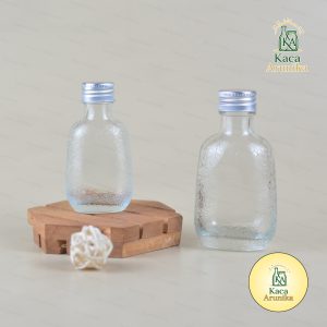 Botol Kaca Flask Emboss